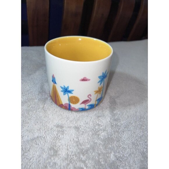 STARBUCKS Coffee 2012 FLORIDA You Are Here Mug Cup Palm Tree Rocket Hotel - Picture 3 of 7